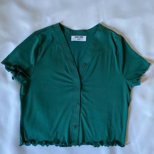 Lettuce Edge Crop Top